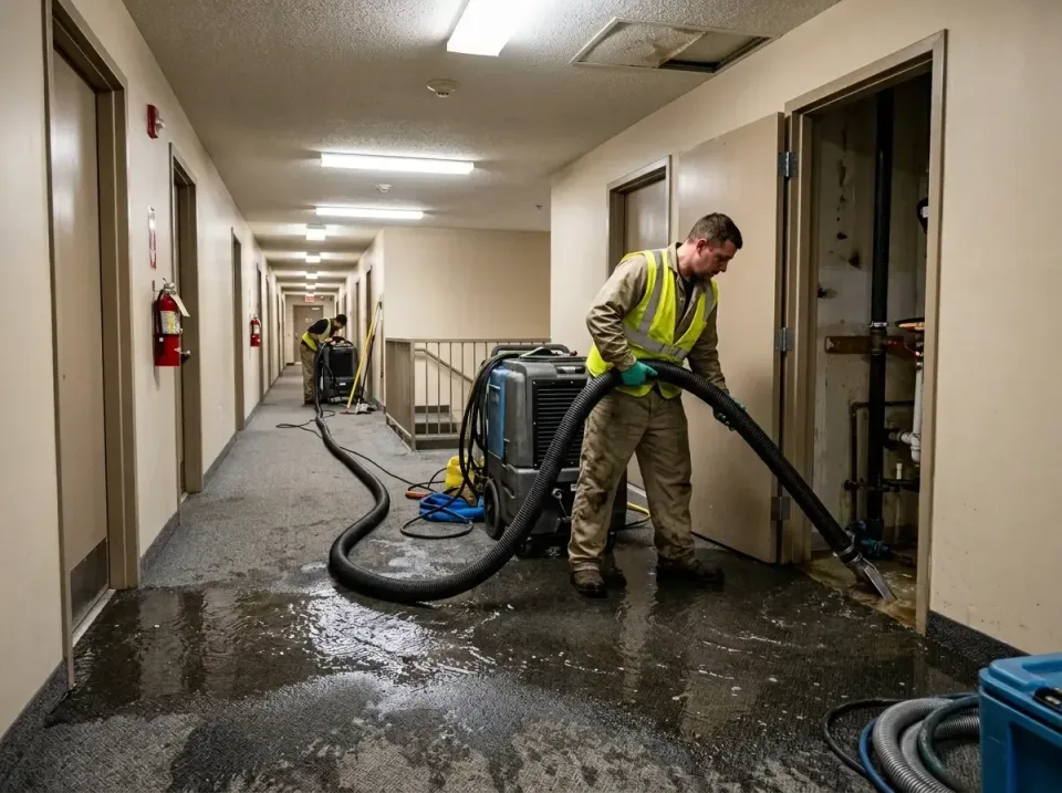 multi-unit-apartment-hallway-f-005 — frequently asked questions, Emergency Burst Pipe Water Extraction & Removal in Pollock…